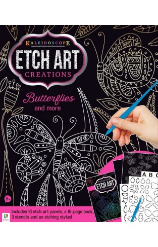 Kaleidoscope Etch Art Creations Butterflies and More